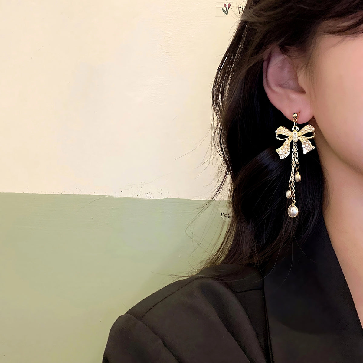 18K gold-plated 925 silver stud gemstone Earrings1