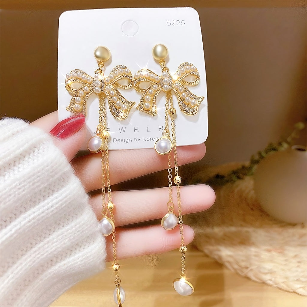 18K gold-plated 925 silver stud gemstone Earrings1