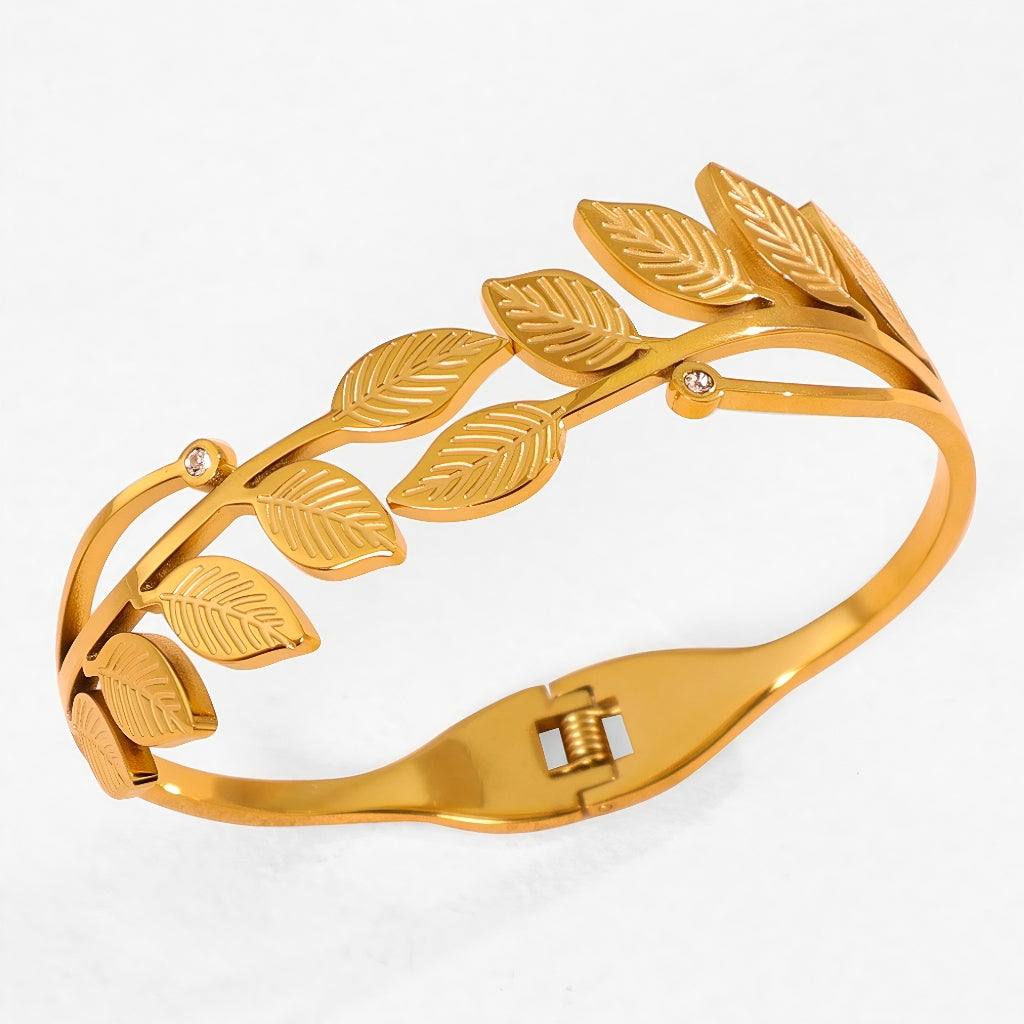 18K gold plated Bangle1