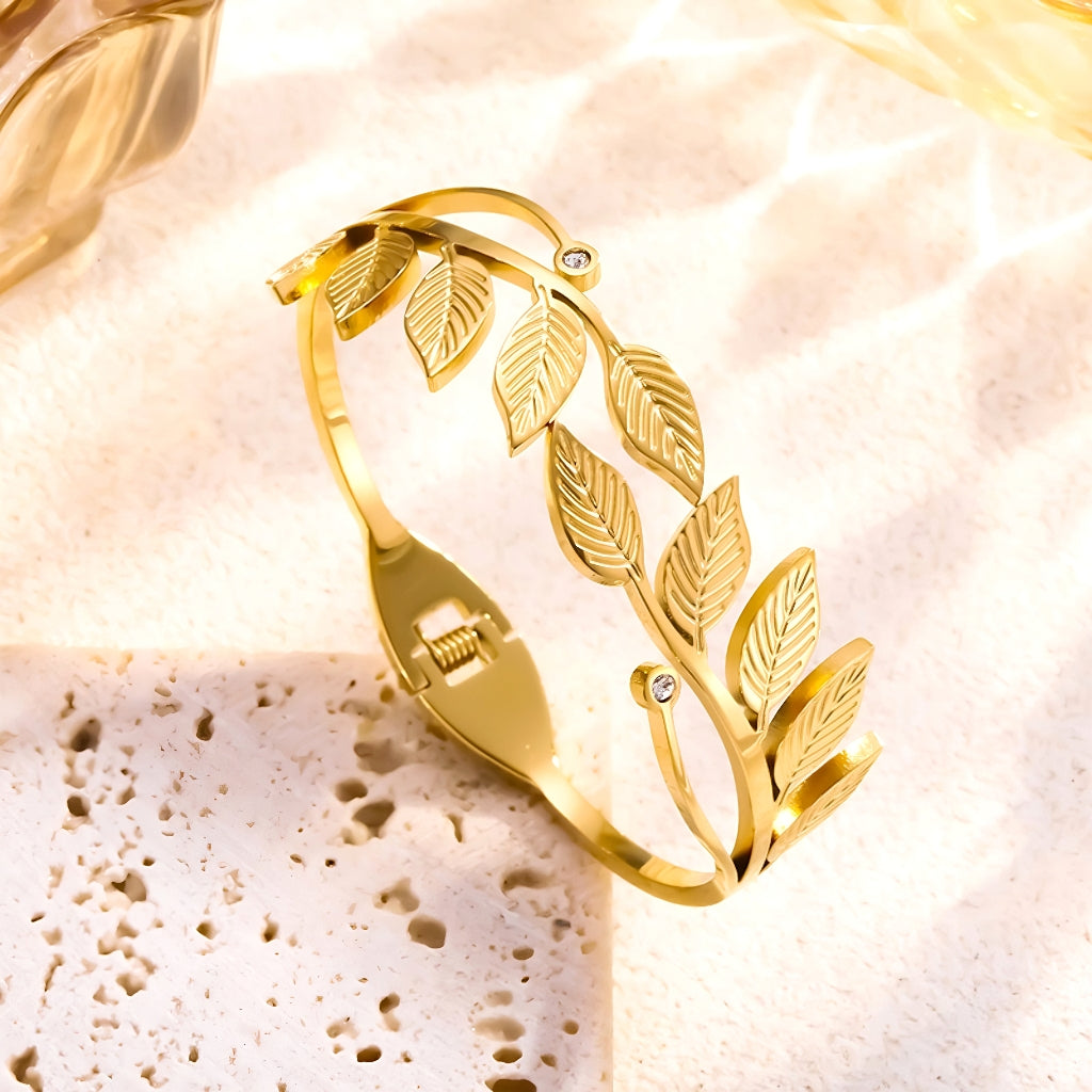 18K gold plated Bangle1