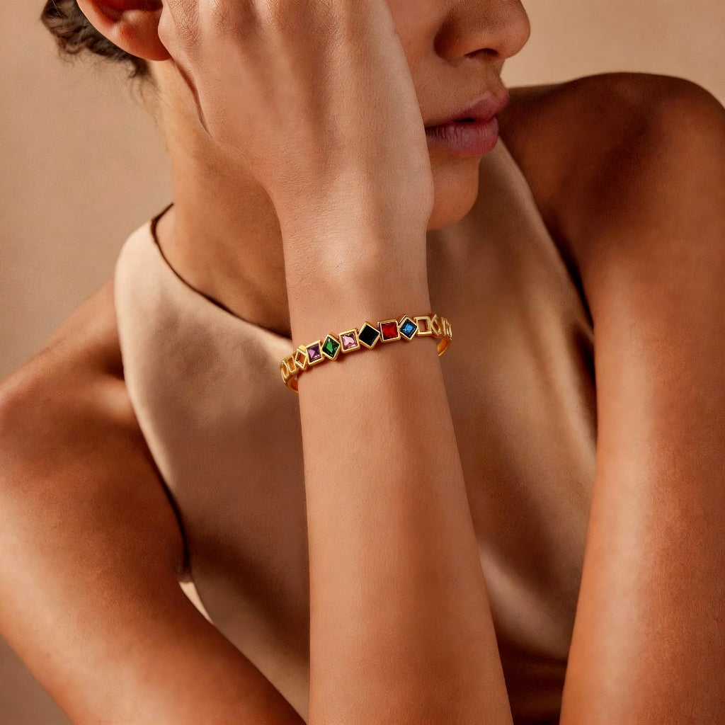 18K gold plated Bangle2