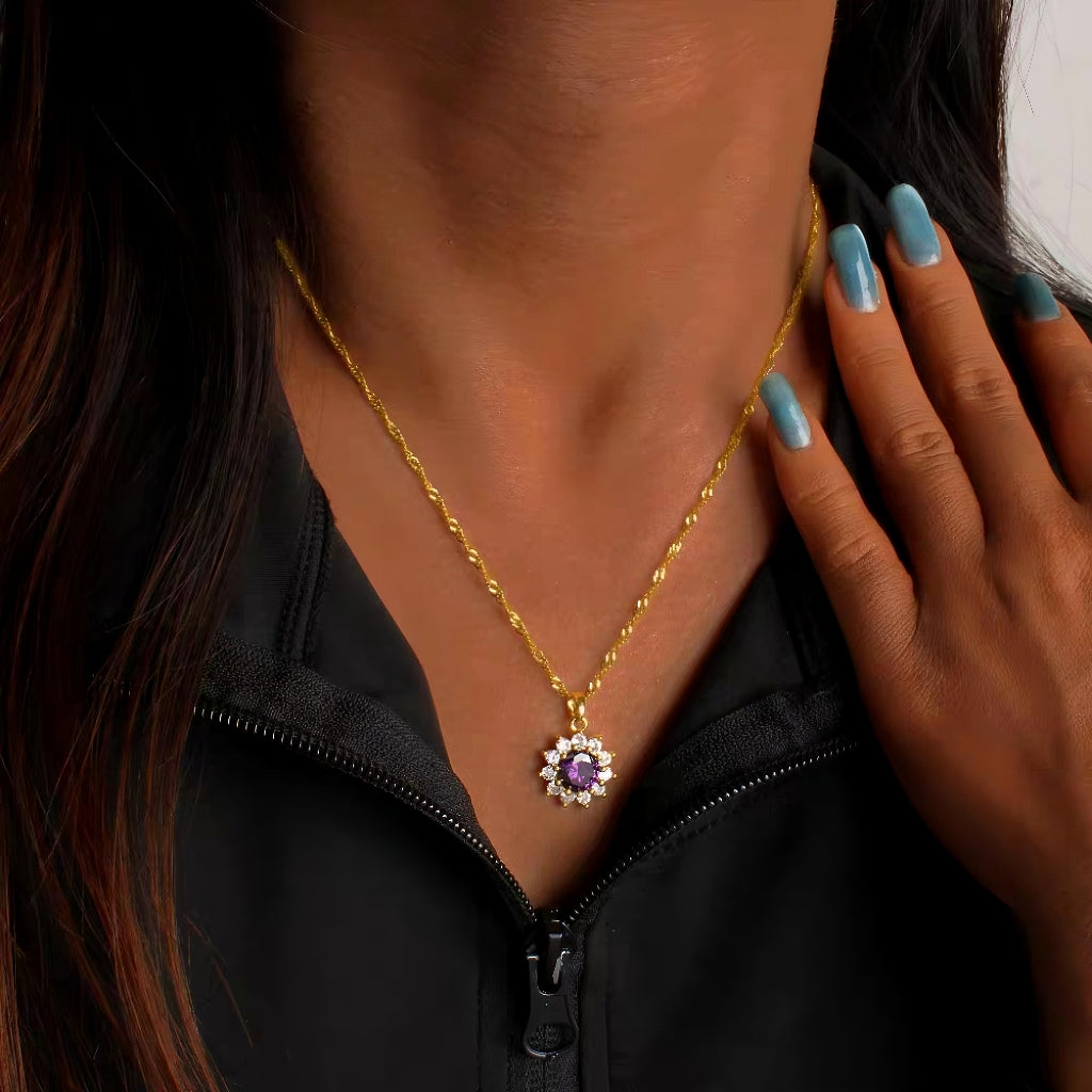 18K Gold-Plated Necklace1